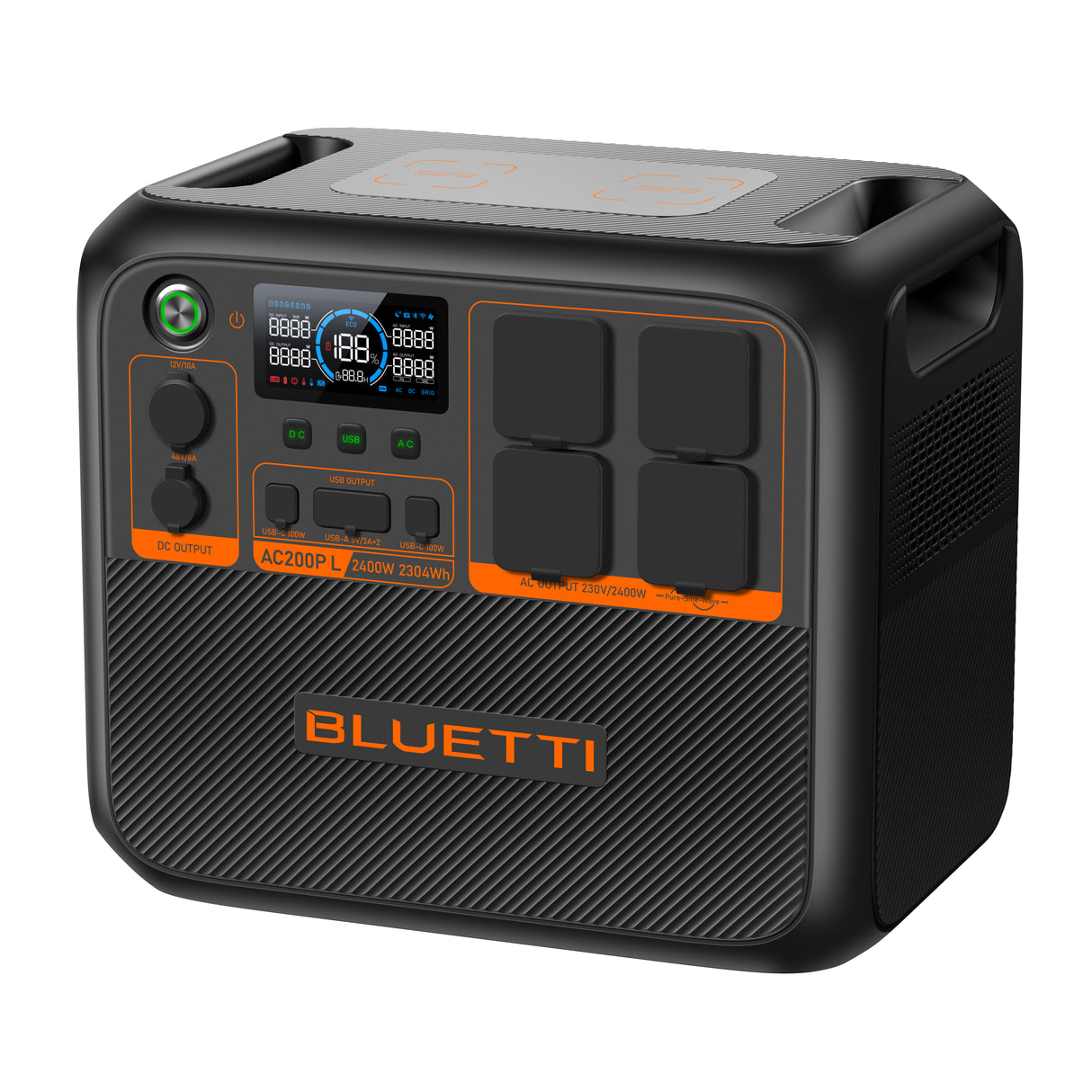 Bluetti BLUETTI AC200PL Portable Power Station | 2,400W 2,304Wh