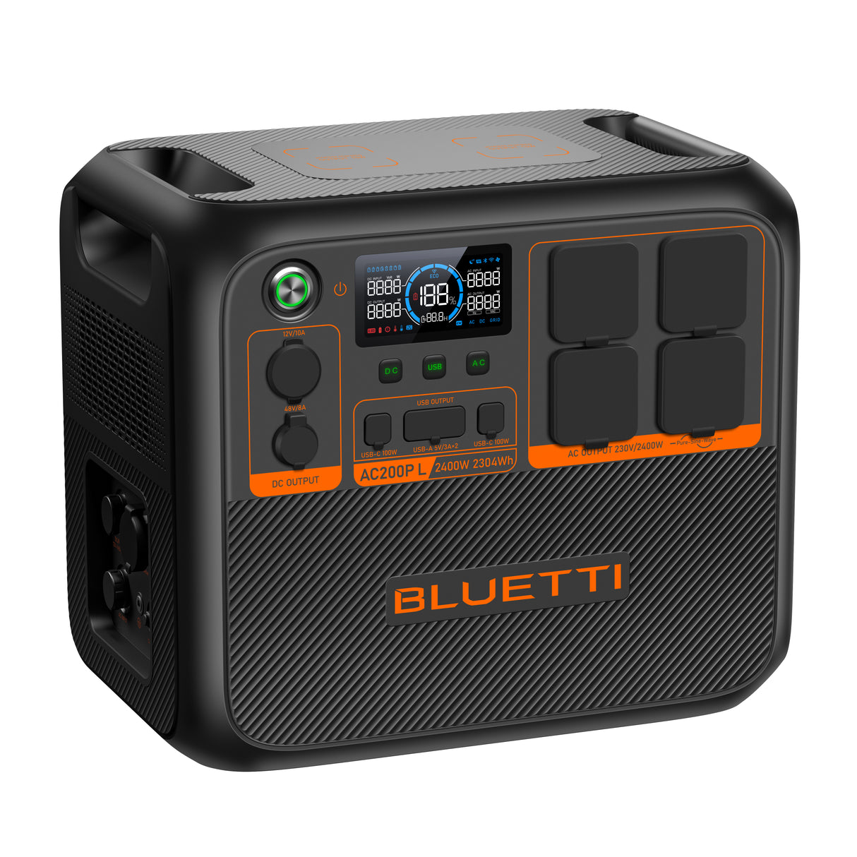Bluetti BLUETTI AC200PL Portable Power Station | 2,400W 2,304Wh