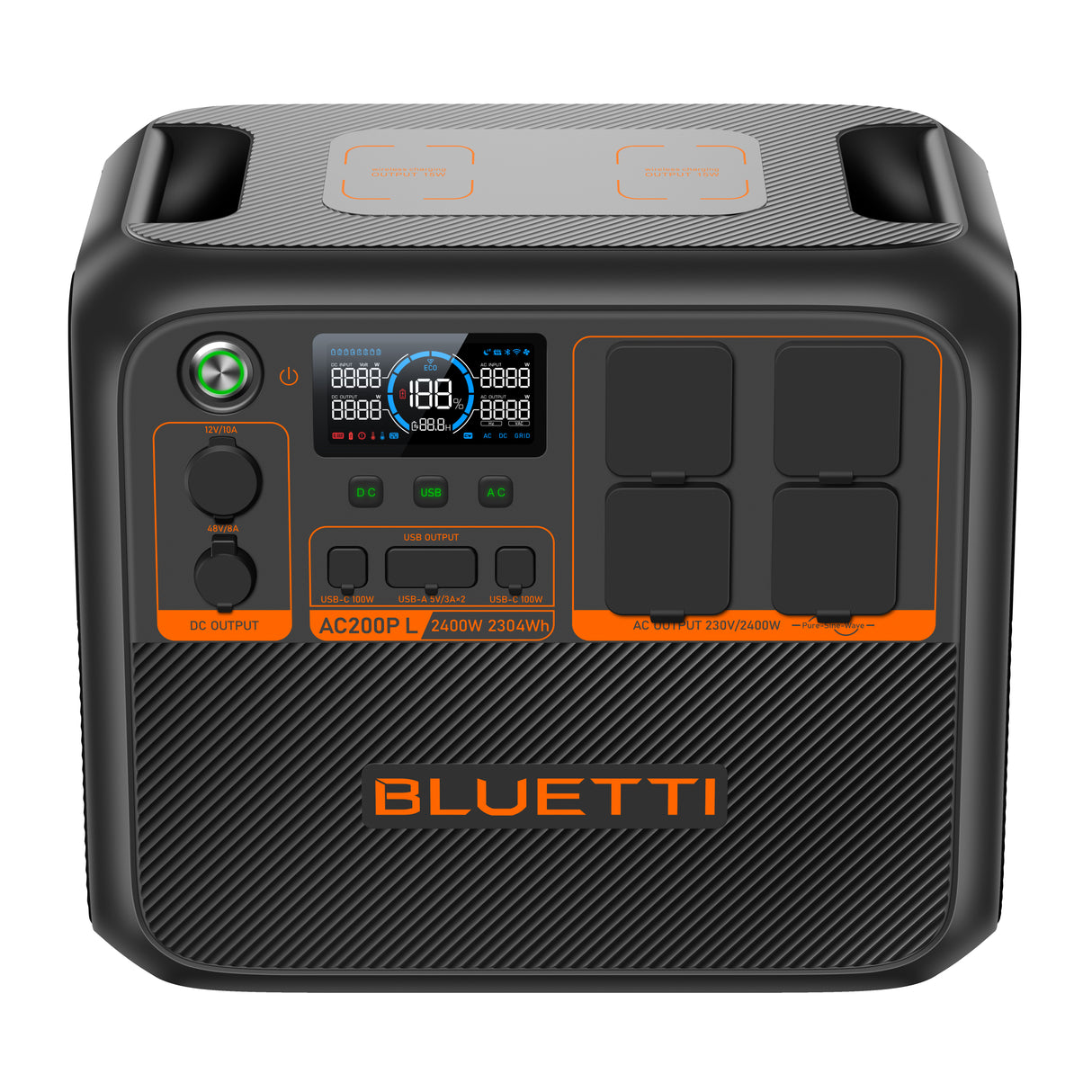 Bluetti BLUETTI AC200PL Portable Power Station | 2,400W 2,304Wh