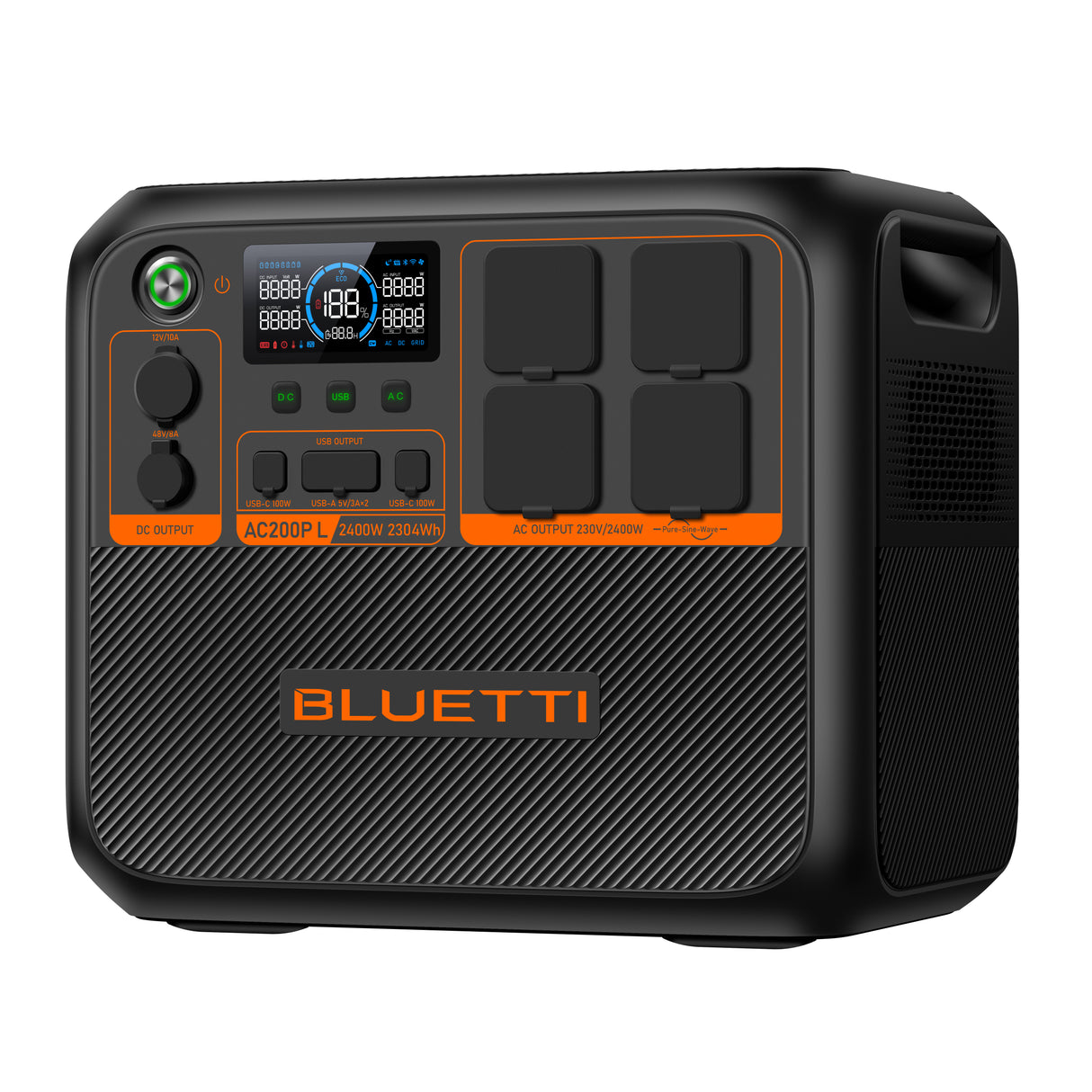 Bluetti BLUETTI AC200PL Portable Power Station | 2,400W 2,304Wh