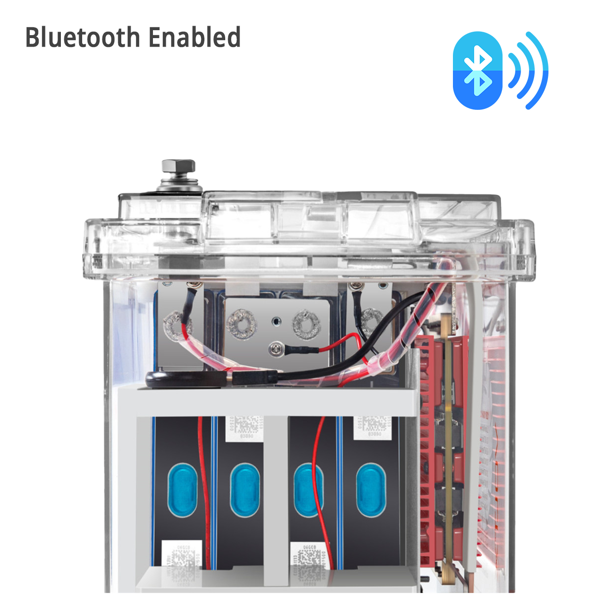 VoltX 12V 100Ah Bluetooth Daly Lithium LiFePO4 Battery