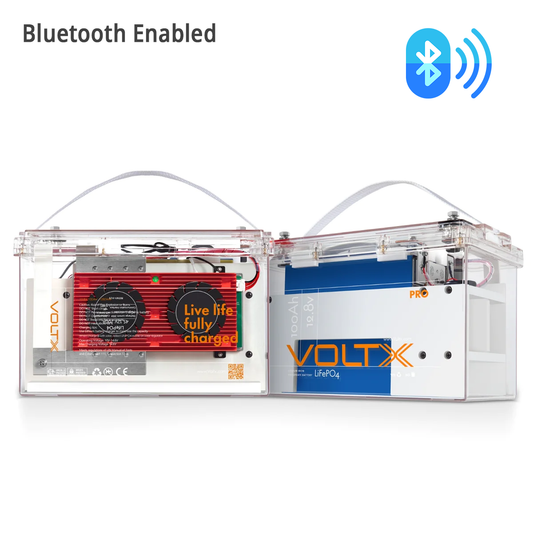 VoltX 12V 100Ah Bluetooth DALY Smart LiFePO4 Battery