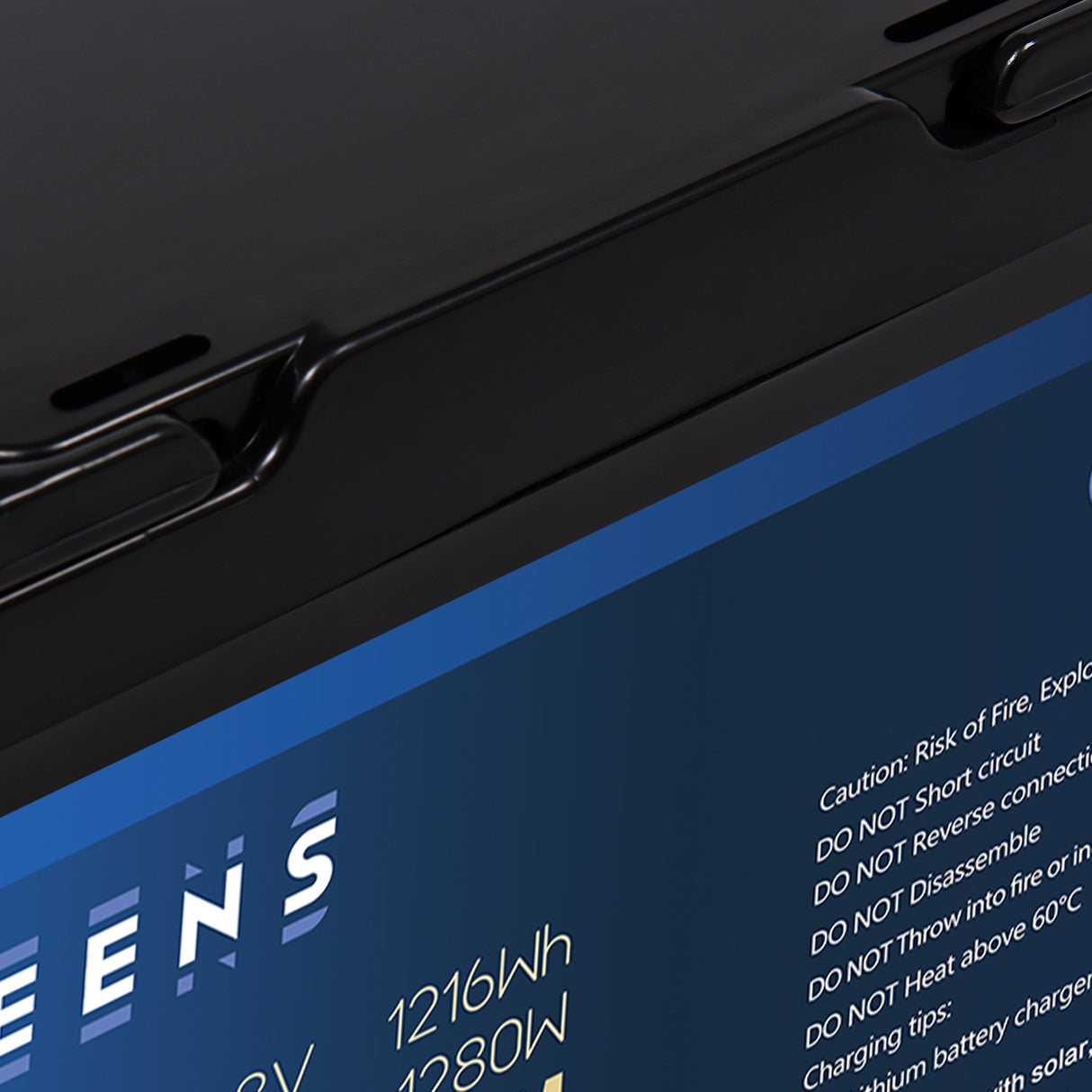 Queens 12V 95AH Lithium Iron Phosphate Battery LiFePO4 Prismatic Cells Camping