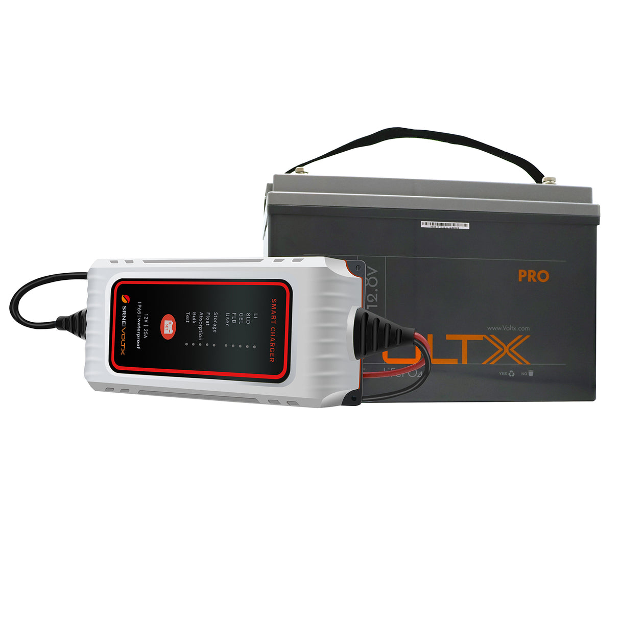 VoltX SRNE 25A AC LiFePO4 Battery Charger