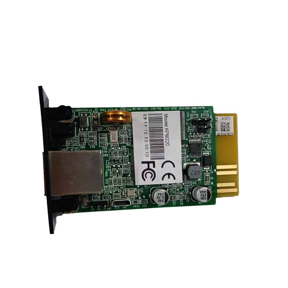 UPS Network Expansion Card Compatible with 1-3KVA UPS Remote Monitoring SNMP