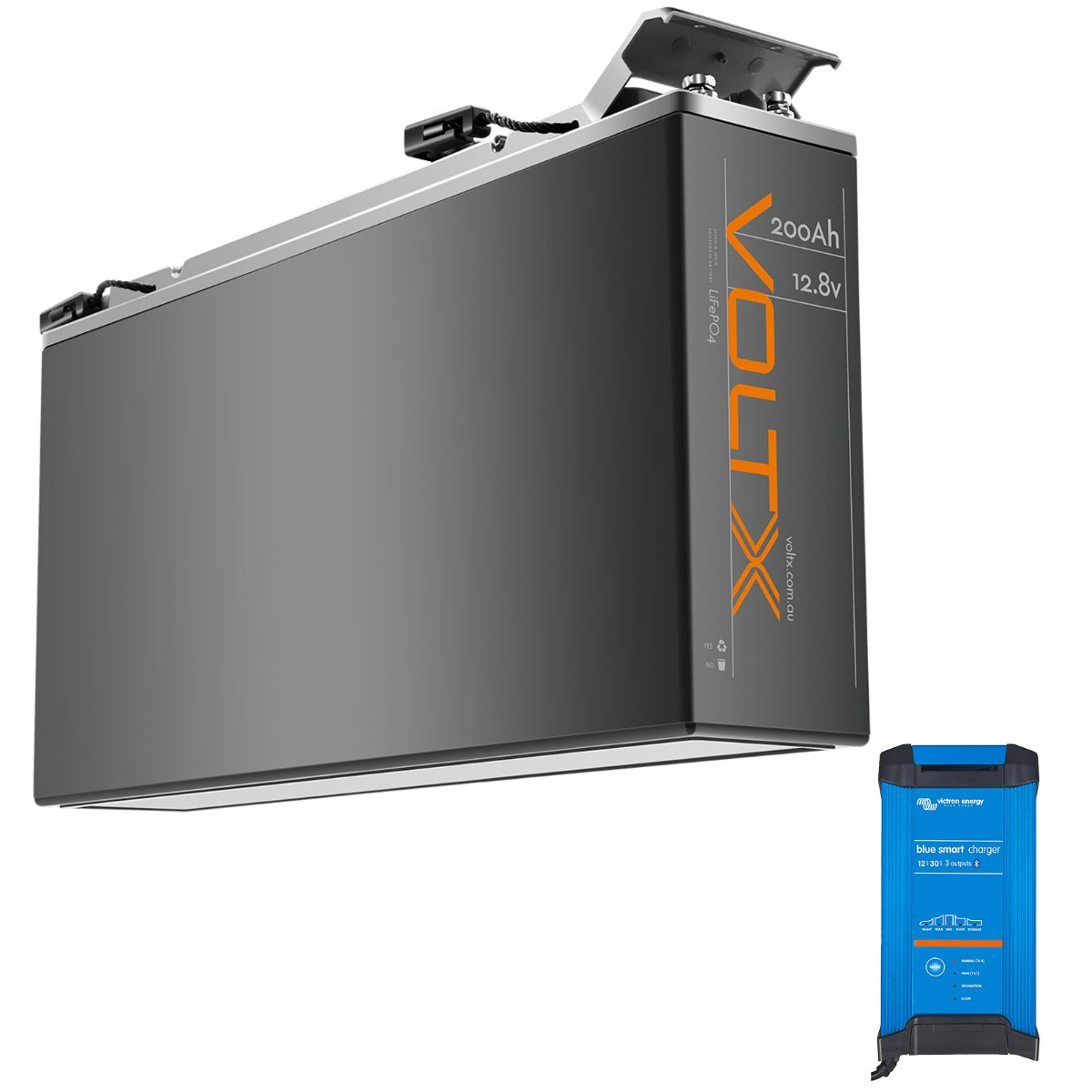 Victron Smart IP22 SLA/VoltX 12V 200Ah Slim LiFePO4 Battery