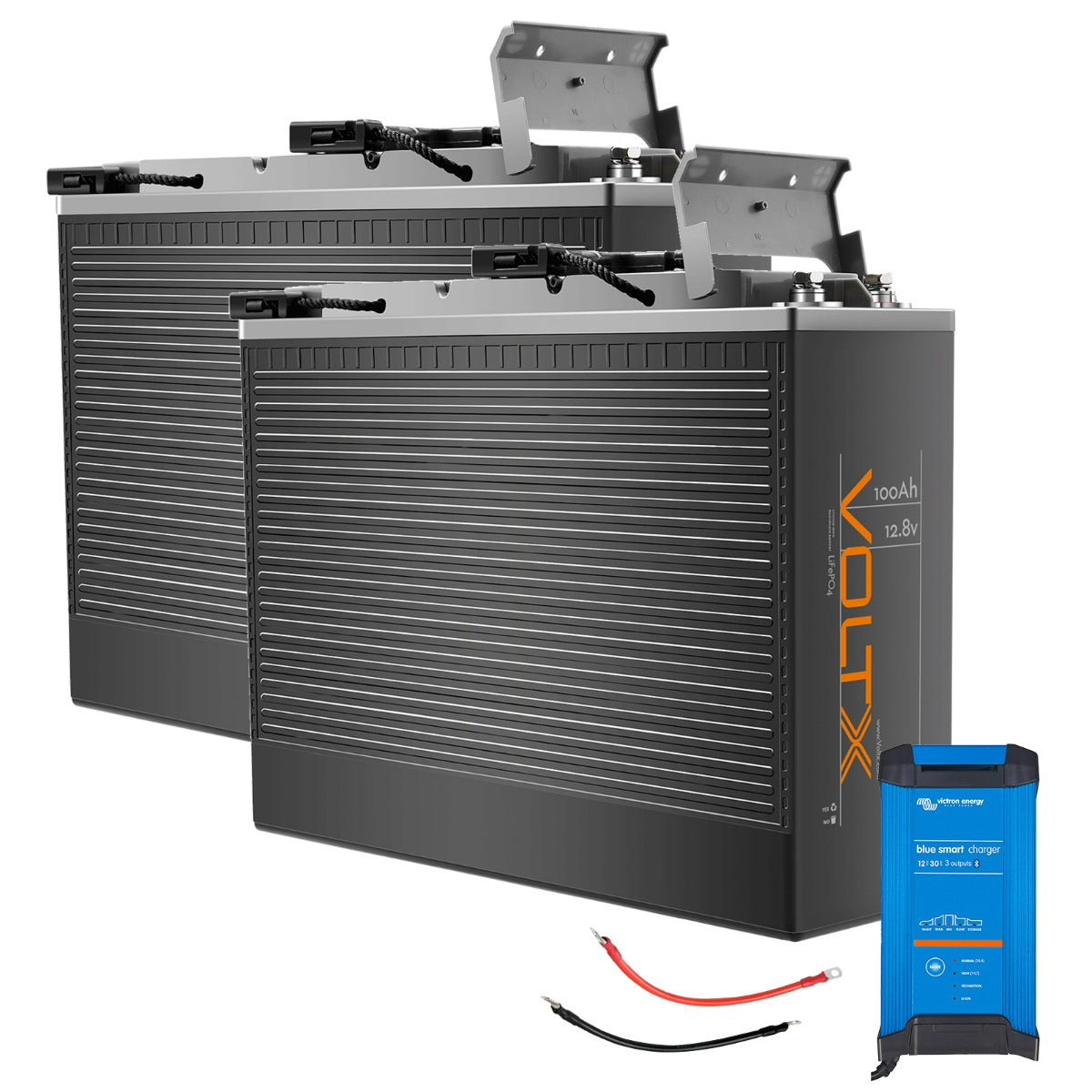 Victron Smart IP22 SLA/2x VoltX 12V 100Ah Pro LiFePO4 Battery