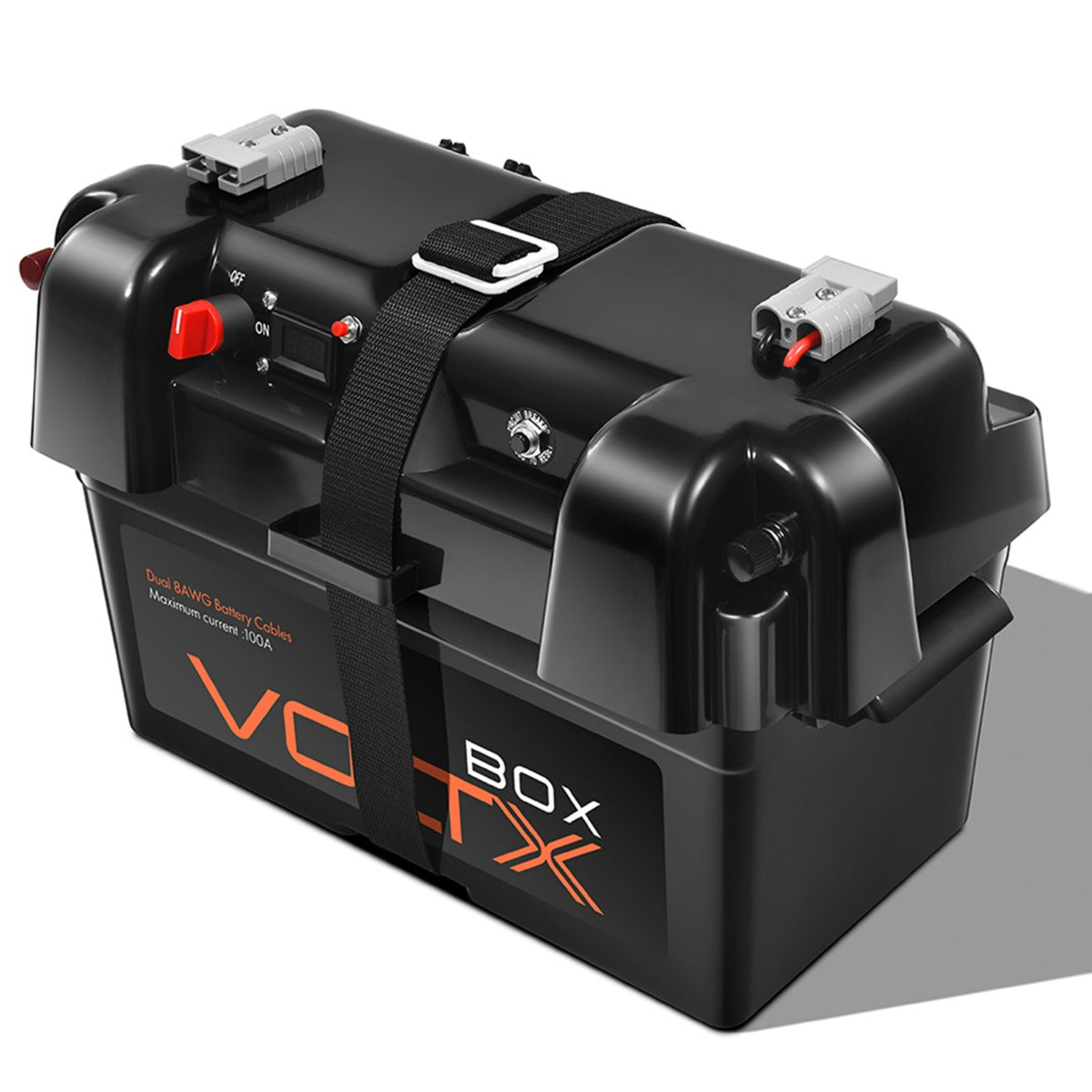 BUNDLE DEAL - VoltX 12V 100Ah Lithium Battery + 12V Battery Box