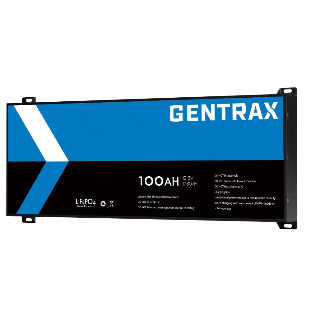 Gentrax 12V 100Ah Blade Lithium LiFePO4 Battery