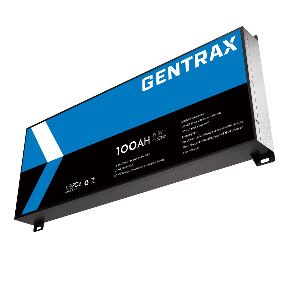 Gentrax 12V 100Ah Blade Lithium LiFePO4 Battery