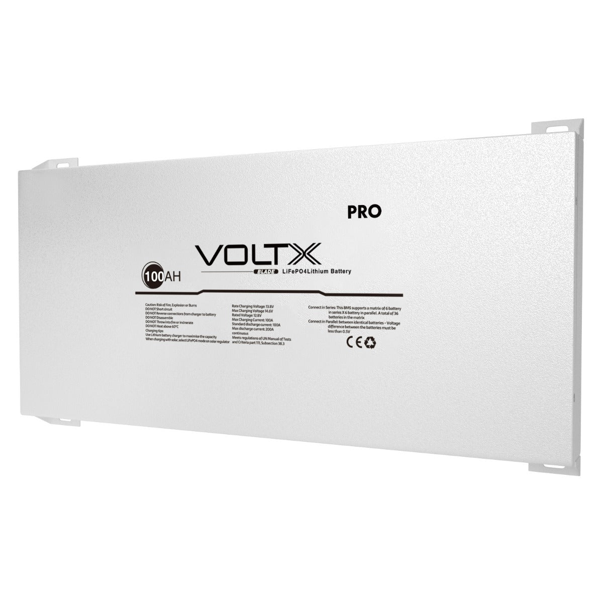 VoltX 12V 100Ah LiFePO4 Battery Slim Blade