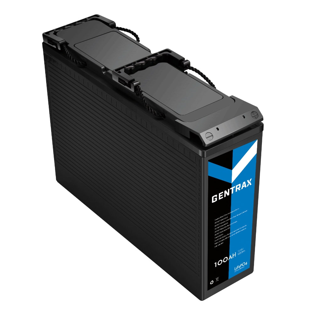 Gentrax 12V 100Ah Slim Lithium LiFePO4 Battery
