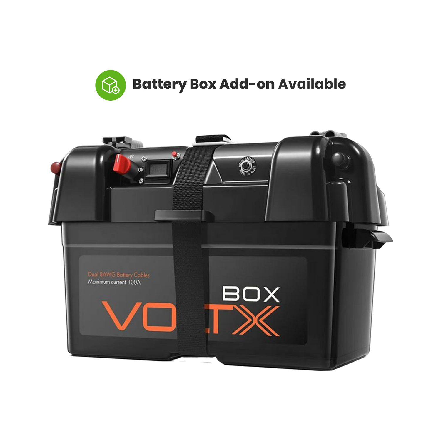 VoltX 12V 100Ah Lithium LiFePO4 Battery