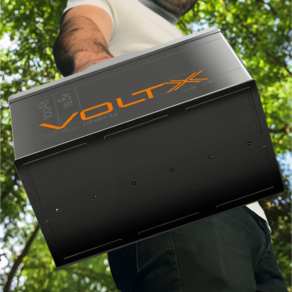 VoltX 12V 100Ah Lithium LiFePO4 Battery