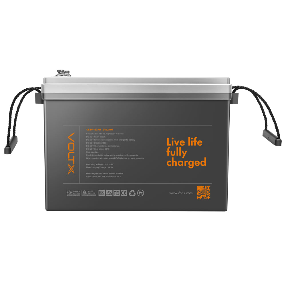 VoltX 12V 190Ah Pro Lithium LiFePO4 Battery