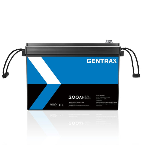 Gentrax 12V 200Ah Lithium Iron Phosphate LiFePO4 Battery