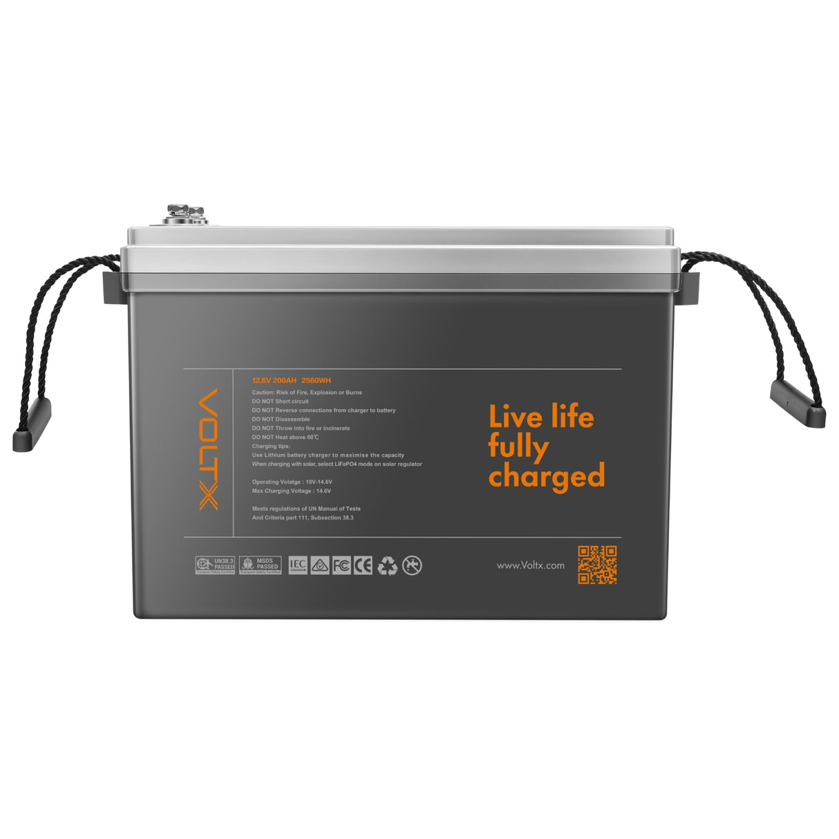 VoltX 12V 200Ah Pro Lithium LiFePO4 Battery
