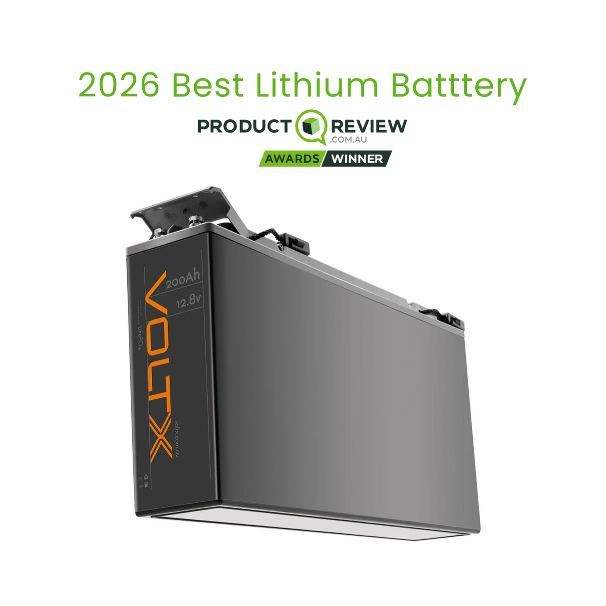 VoltX 12V 200Ah Slim Lithium LiFePO4 Battery
