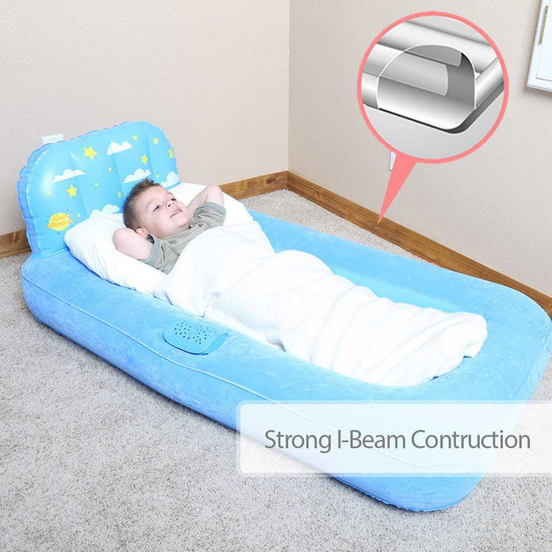 Bestway Dream Glimmers Blue Air Bed With Lights Outbax