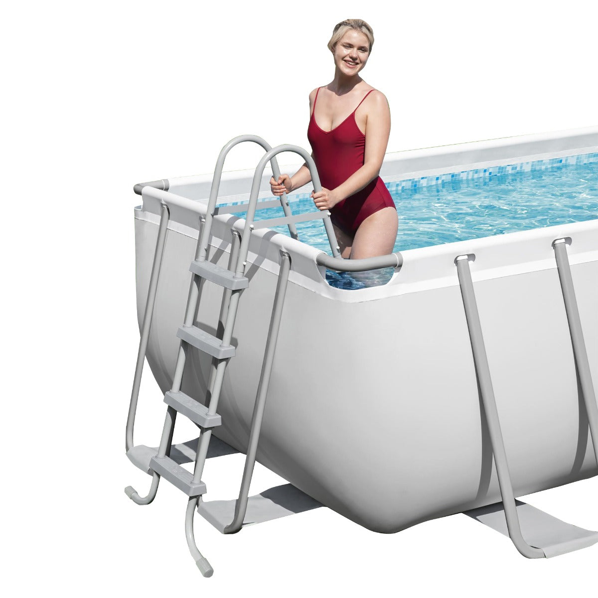 Bestway Power Steel™ Above Ground Pool Kit - 4.12m x 2.01m x 1.22m