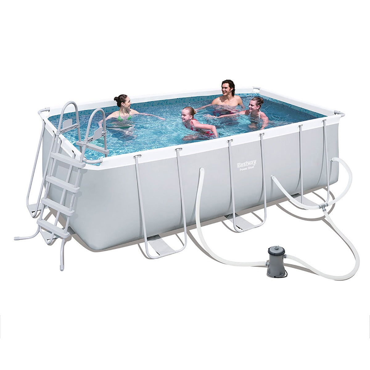 Bestway Power Steel™ Above Ground Pool Kit - 4.12m x 2.01m x 1.22m