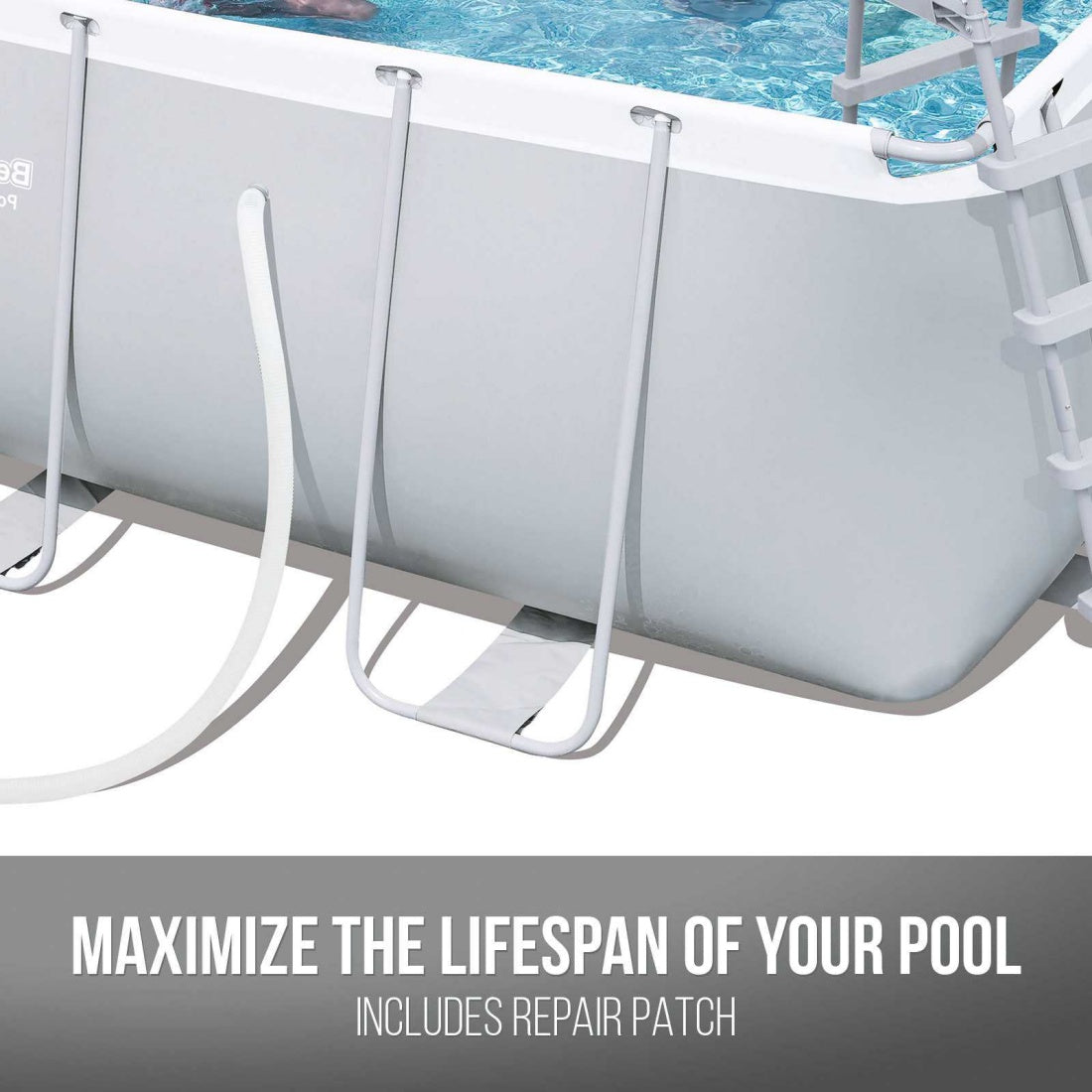 Bestway Power Steel™ Above Ground Pool Kit - 4.12m x 2.01m x 1.22m