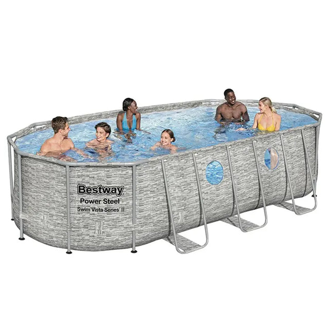 Bestway Power Steel™ Above Ground Swimming Pool Pump 5.49 m x 2.74 m x 1.22 m