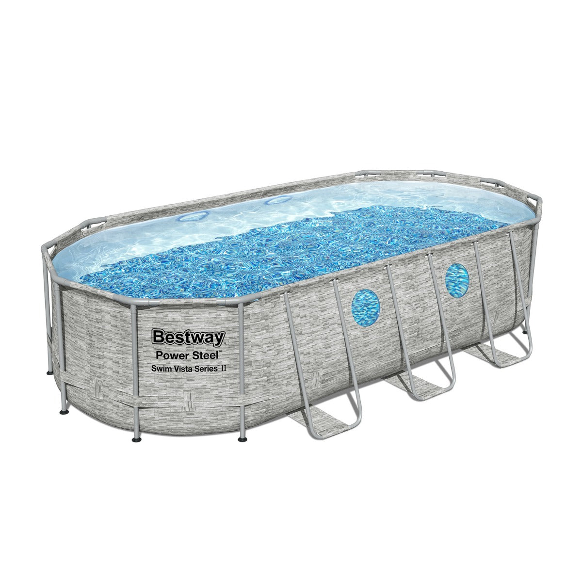 Bestway Power Steel™ Above Ground Swimming Pool Pump 5.49 m x 2.74 m x 1.22 m