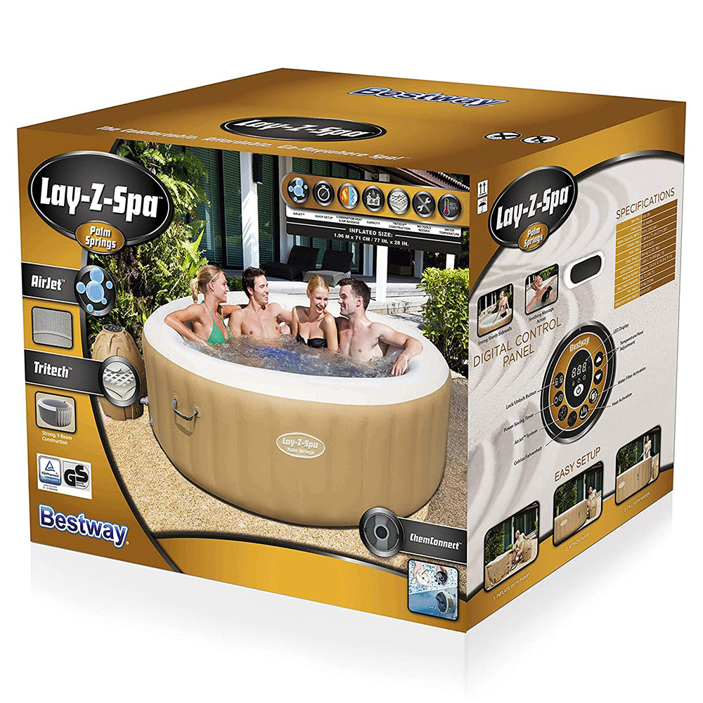 Bestway Lay-Z-Spa Palm Springs Airjet Hot Tub Spa