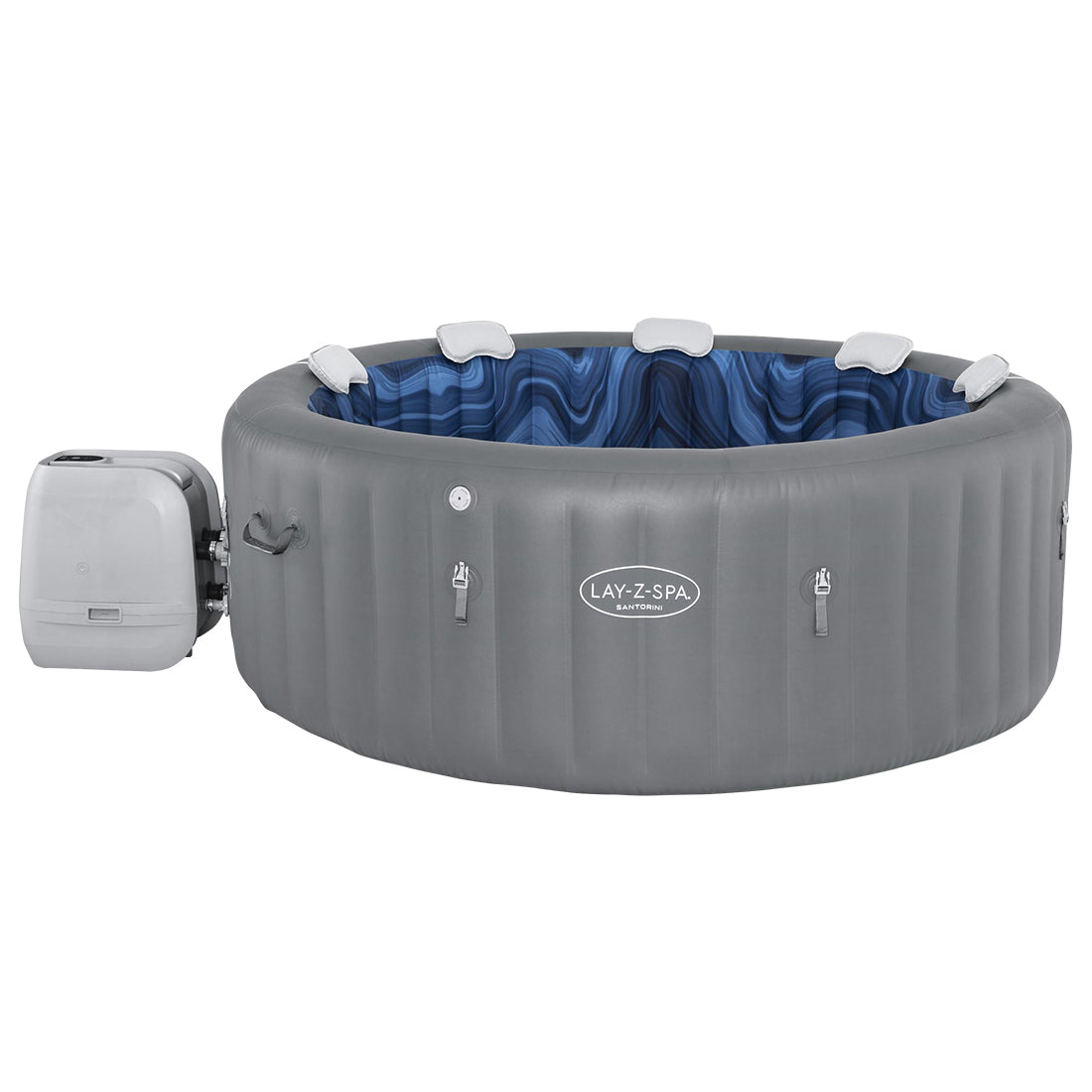 Bestway Lay-Z-Spa Santorini Hydrojet Pro Hot Tub Spa