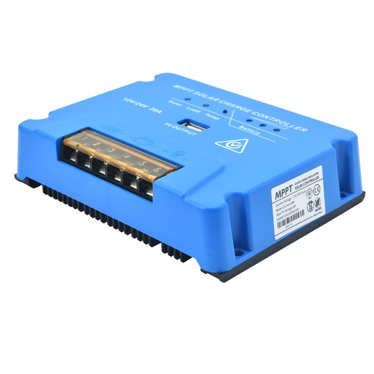 Solar Charge Controller 20A 12V/24V MPPT