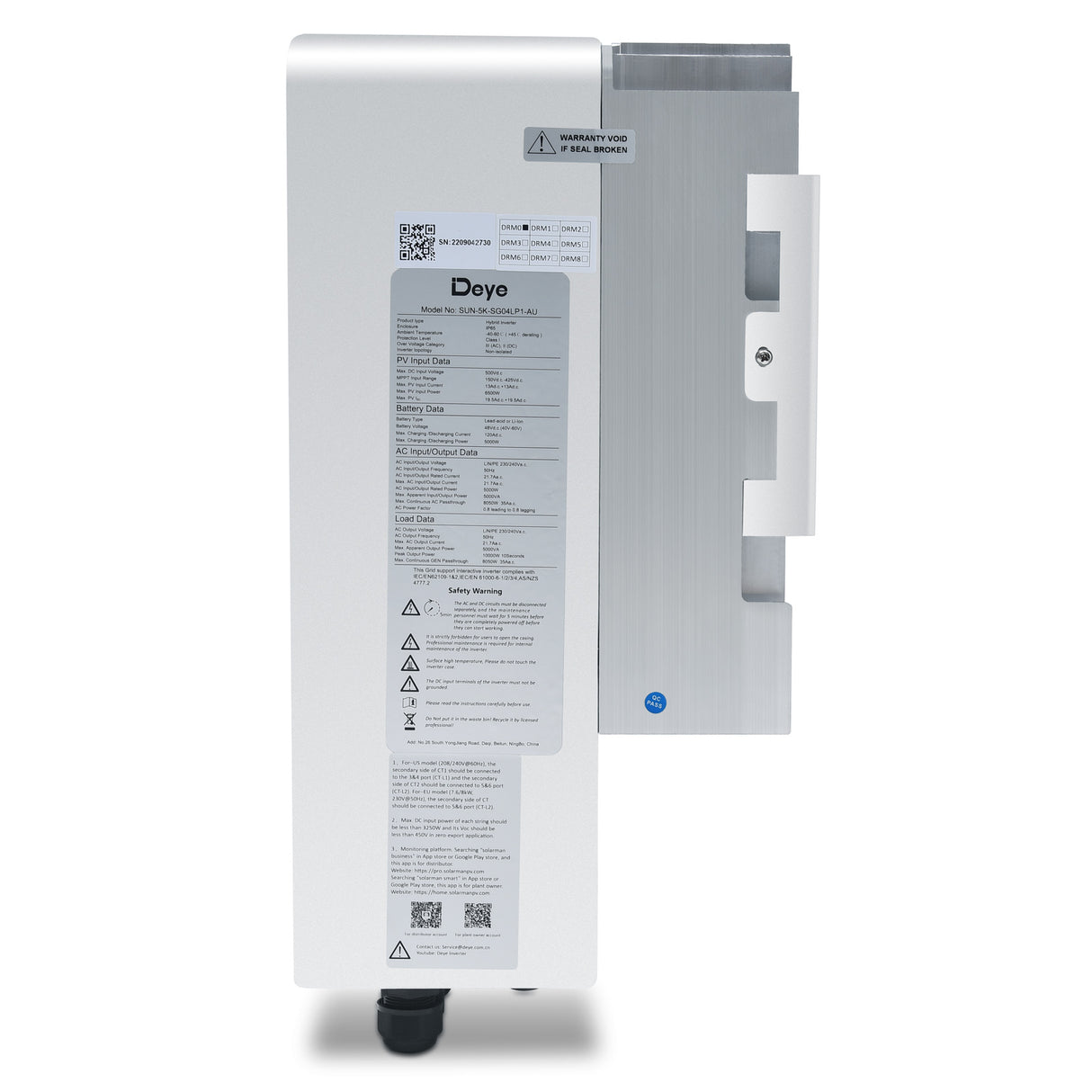 BUNDLE DEAL - Deye 5KW Hybrid Solar Inverter MPPT