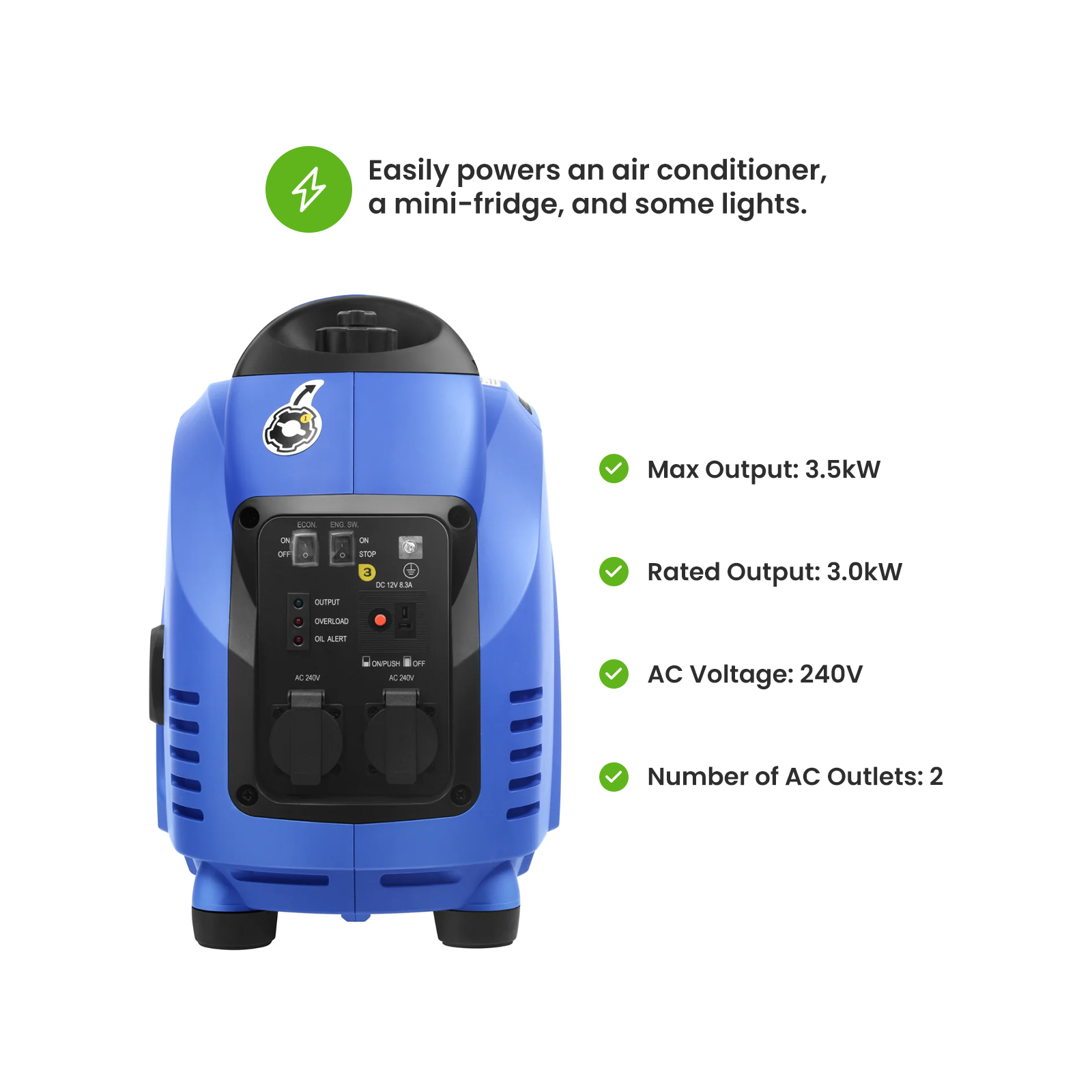 Gentrax GT3500 Inverter Generator