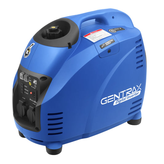 GenTrax 3.5kW Max 3.0kW Rated Pure Sine Wave Petrol Inverter Camping Generator