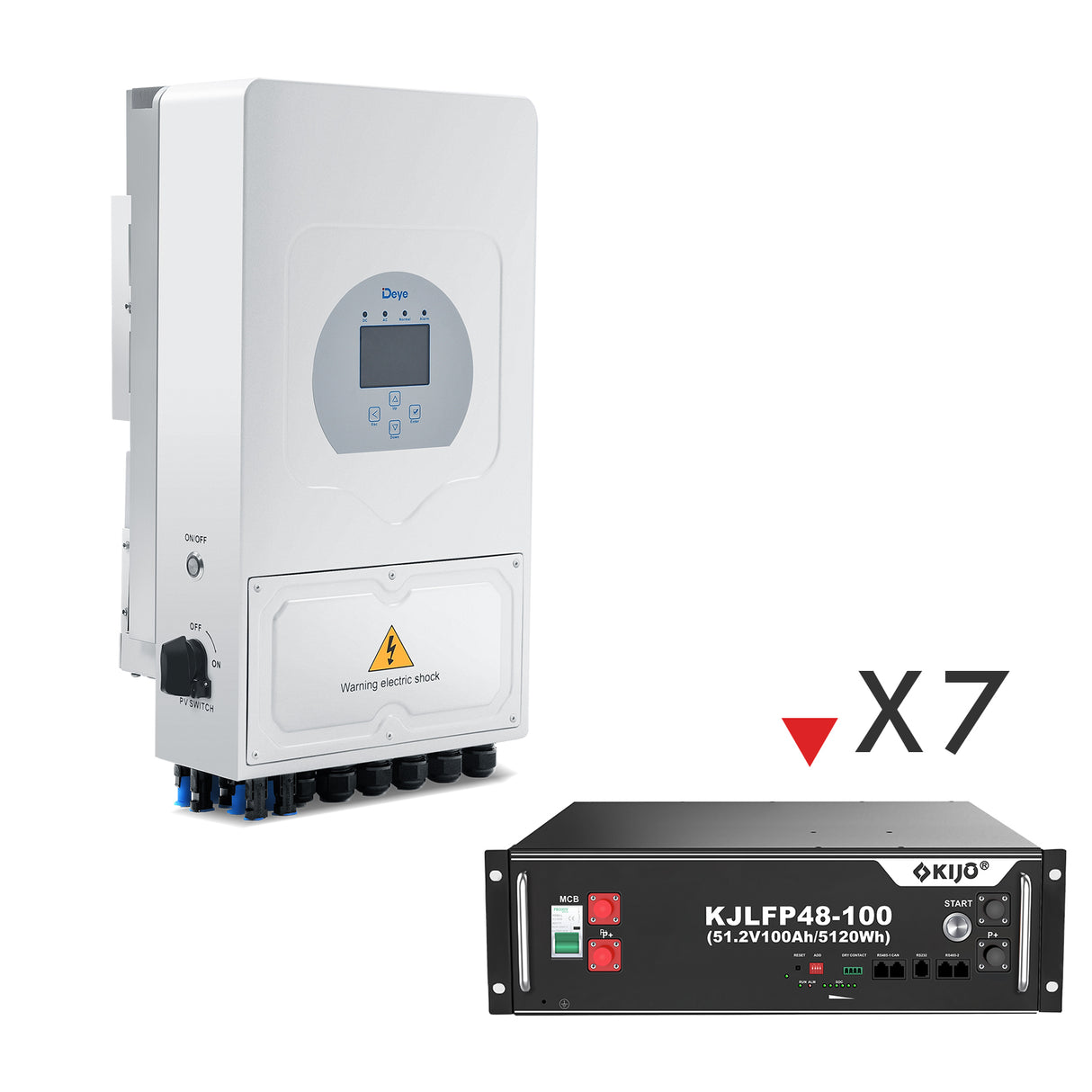 BUNDLE DEAL - Deye VoltX 8KW Hybrid Solar Inverter