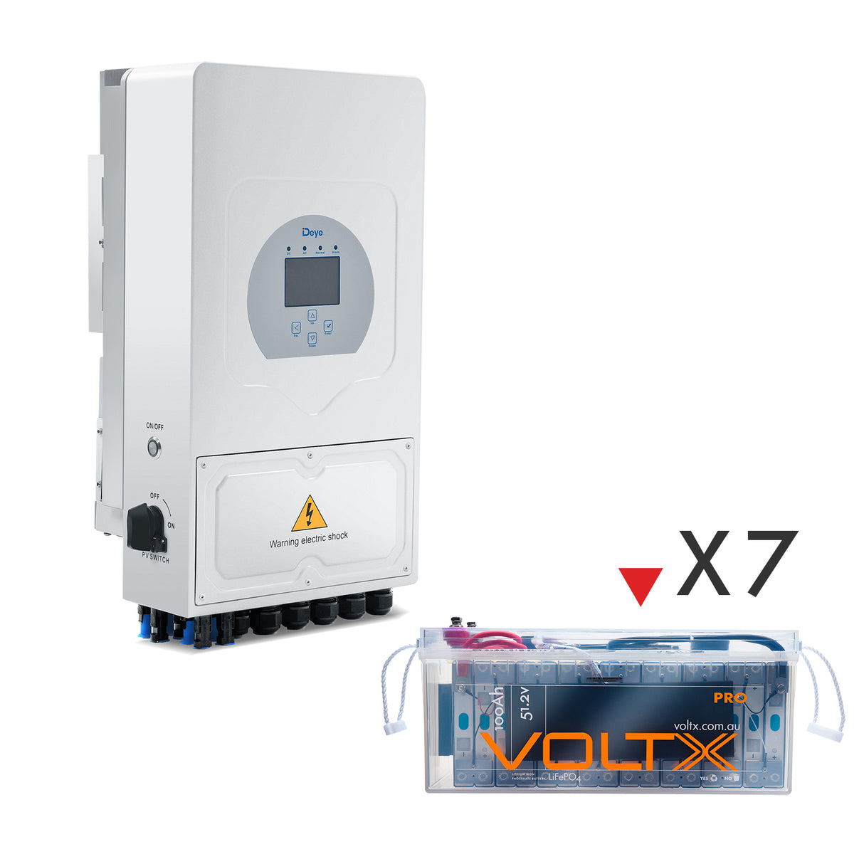 BUNDLE DEAL - Deye VoltX 8KW Hybrid Solar Inverter