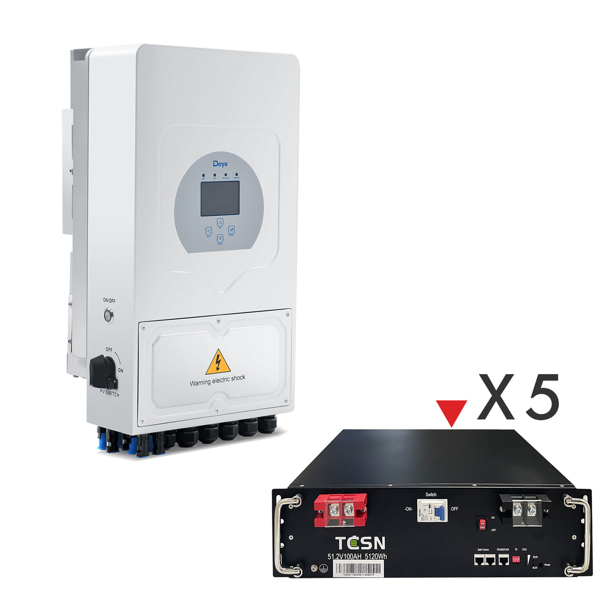 BUNDLE DEAL - Deye VoltX 8KW Hybrid Solar Inverter