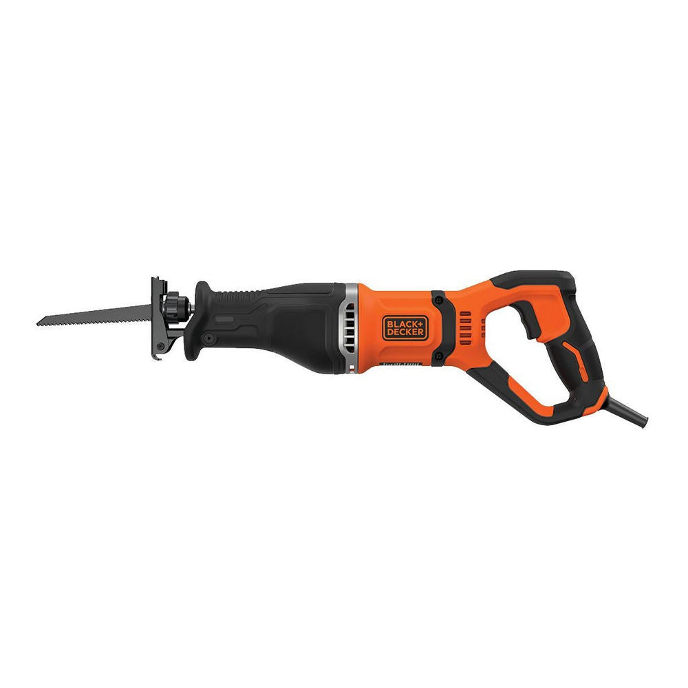 Black Decker 750W Reciprocating Saw with Branch Holder and 2x Blades