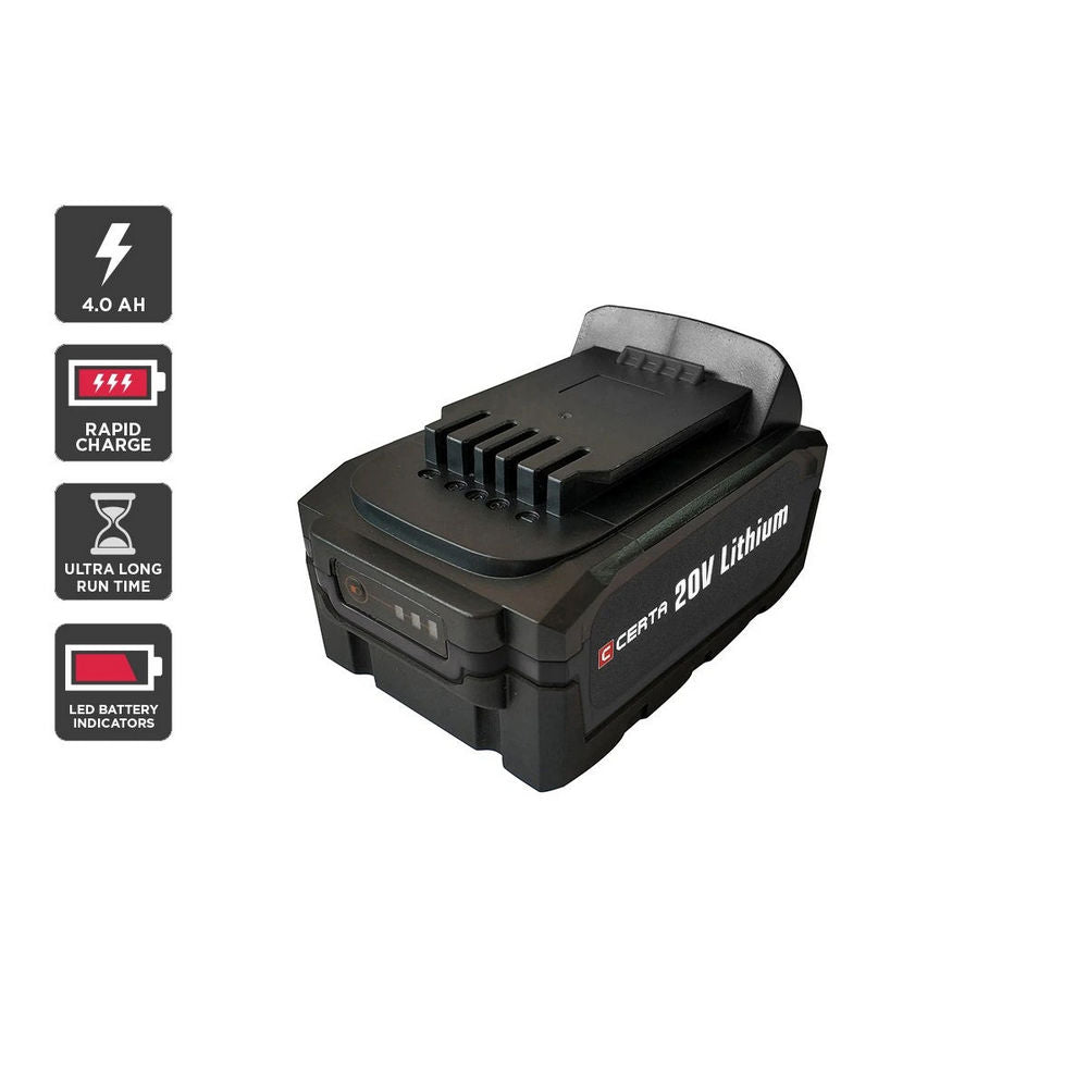 Certa PowerPlus 20V 4.0Ah Lithium Battery