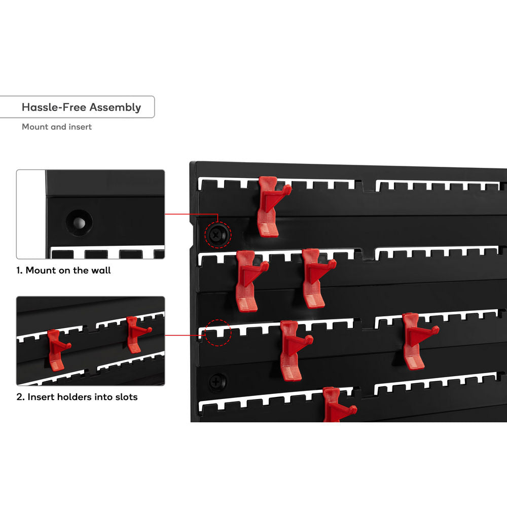 Certa 54 Bin Wall Mounted Rack Storage