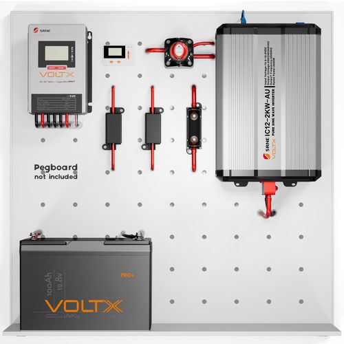 2kw Dual Battery System Kits With Inverter Dc-dc Mppt Controller Lithium Battery