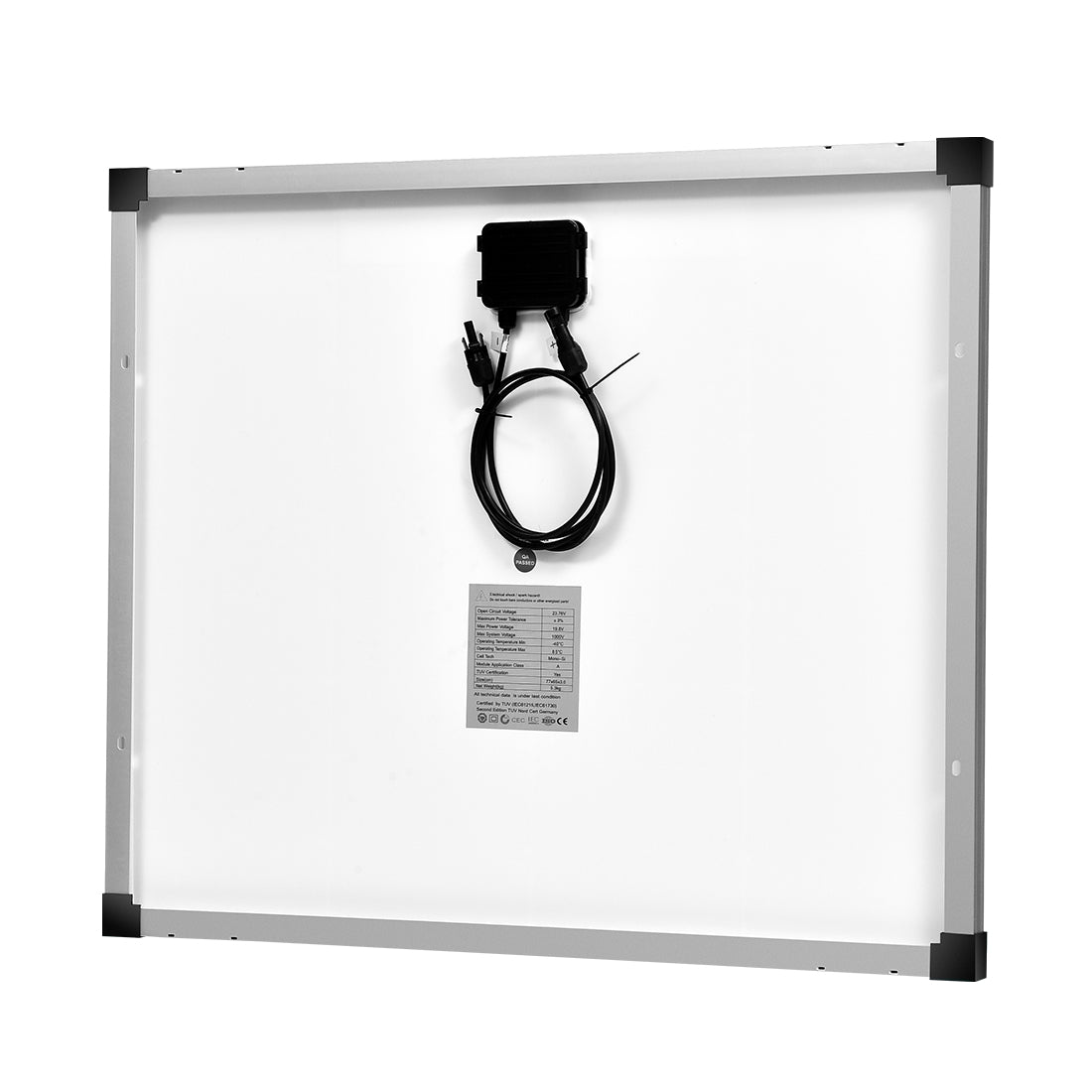 VoltX 12V 100W Fixed Solar Panel