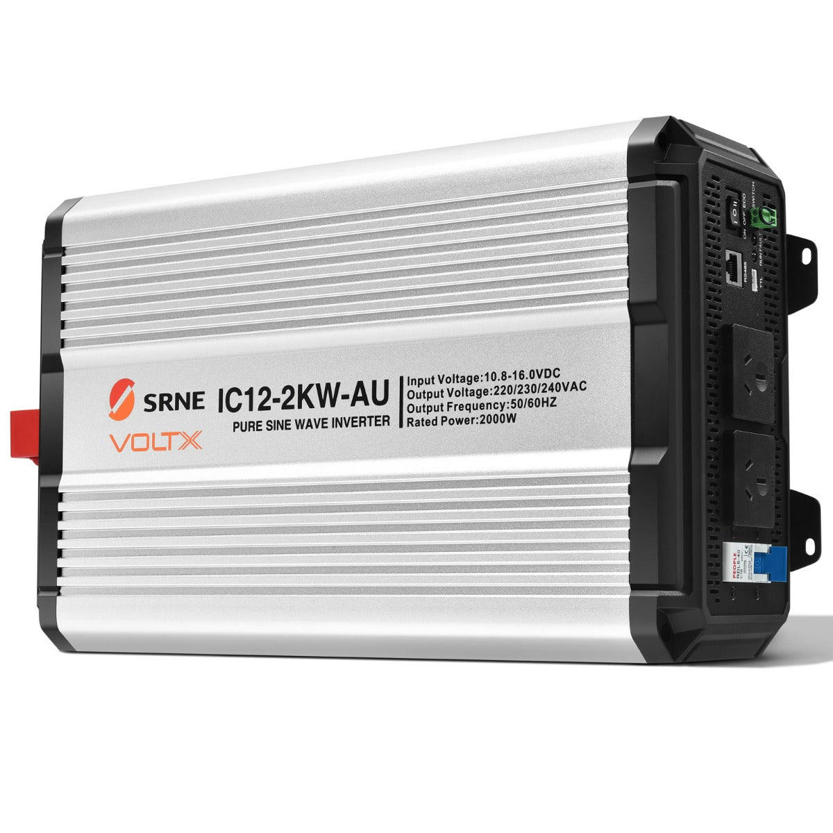VoltX 12V 2KW Pure Sine Wave Inverter + FREE VoltX Inverter LCD Display