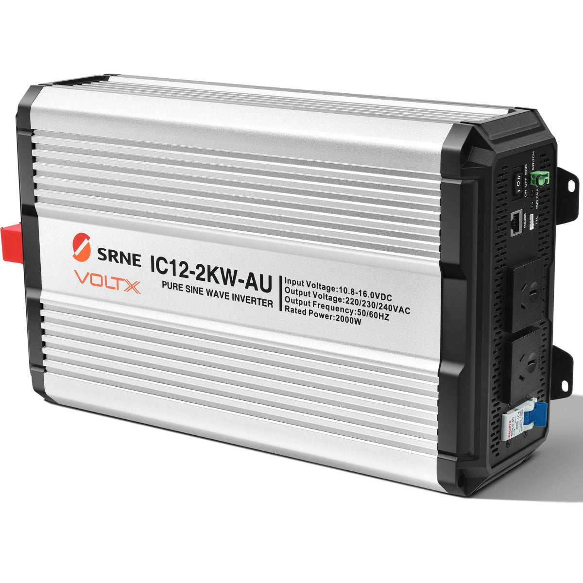 VoltX 12V 2KW Pure Sine Wave Inverter + FREE VoltX Inverter LCD Display