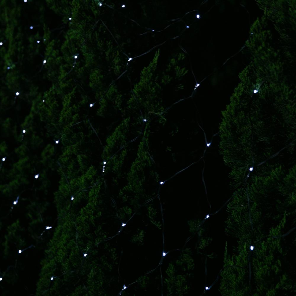 Stockholm Christmas Lights Solar Net Light 150 LEDs Cool White 2.5m x 1.3m