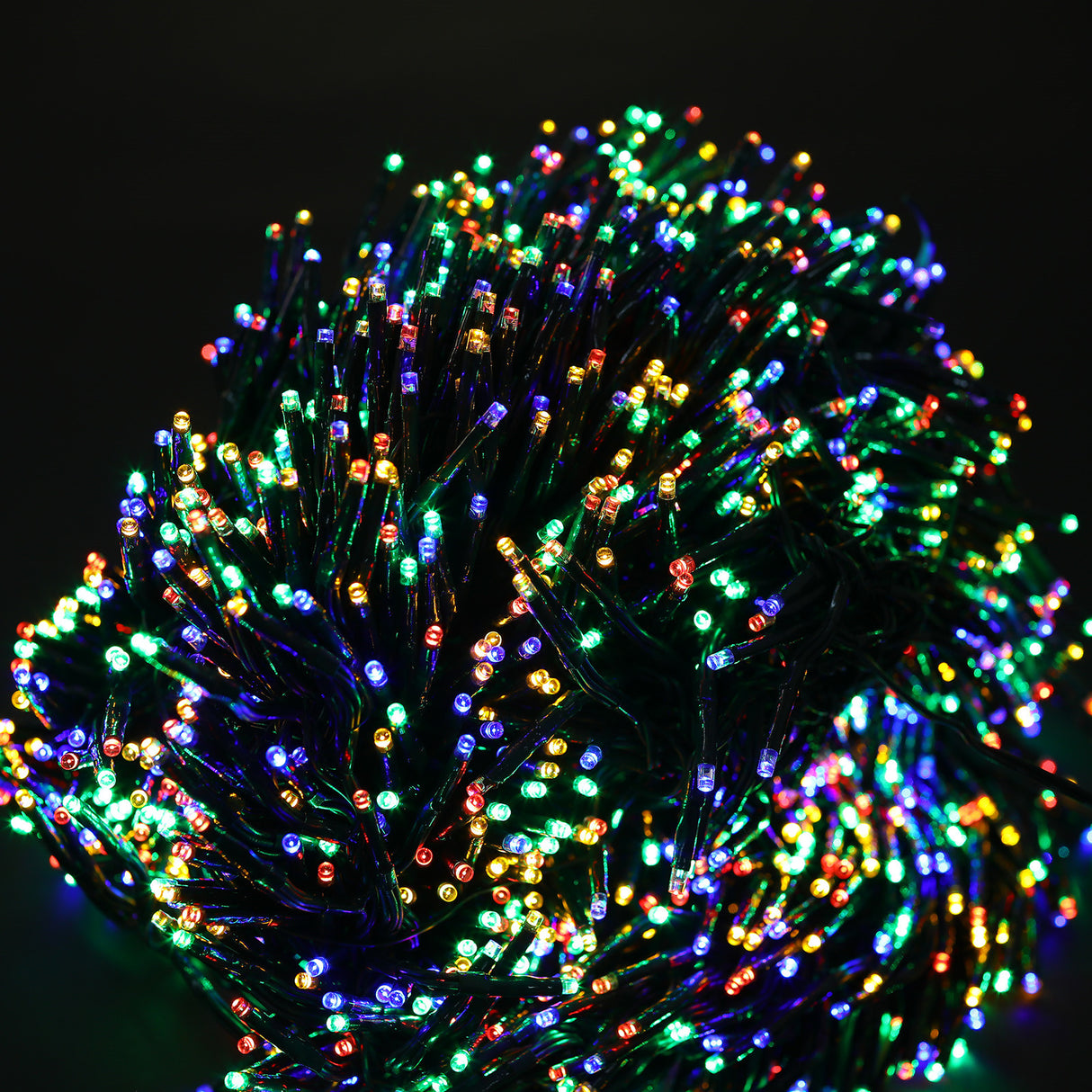 Christmas Motif LED Cluster Lights 2000 Bulbs Multi Colour Stockholm Outdoor