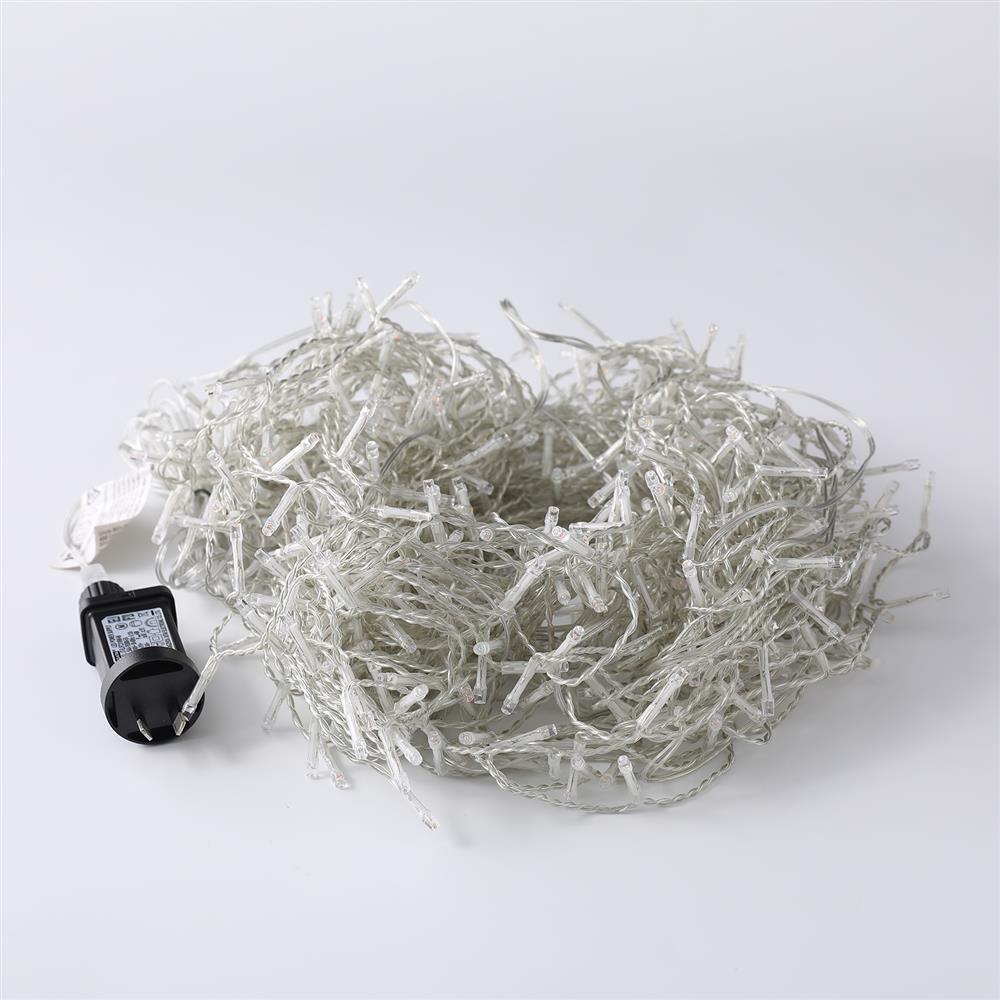 Stockholm Christmas Lights LED Icicle Lights 300 LEDs Carnival Multi Xmas Decor