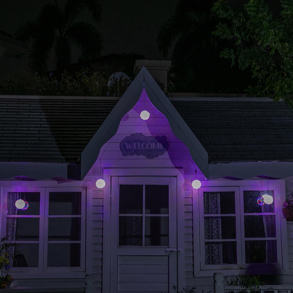 Stockholm Christmas Lights LED Light Petal Balls 10cm 5pc Twinkle Xmas Decor