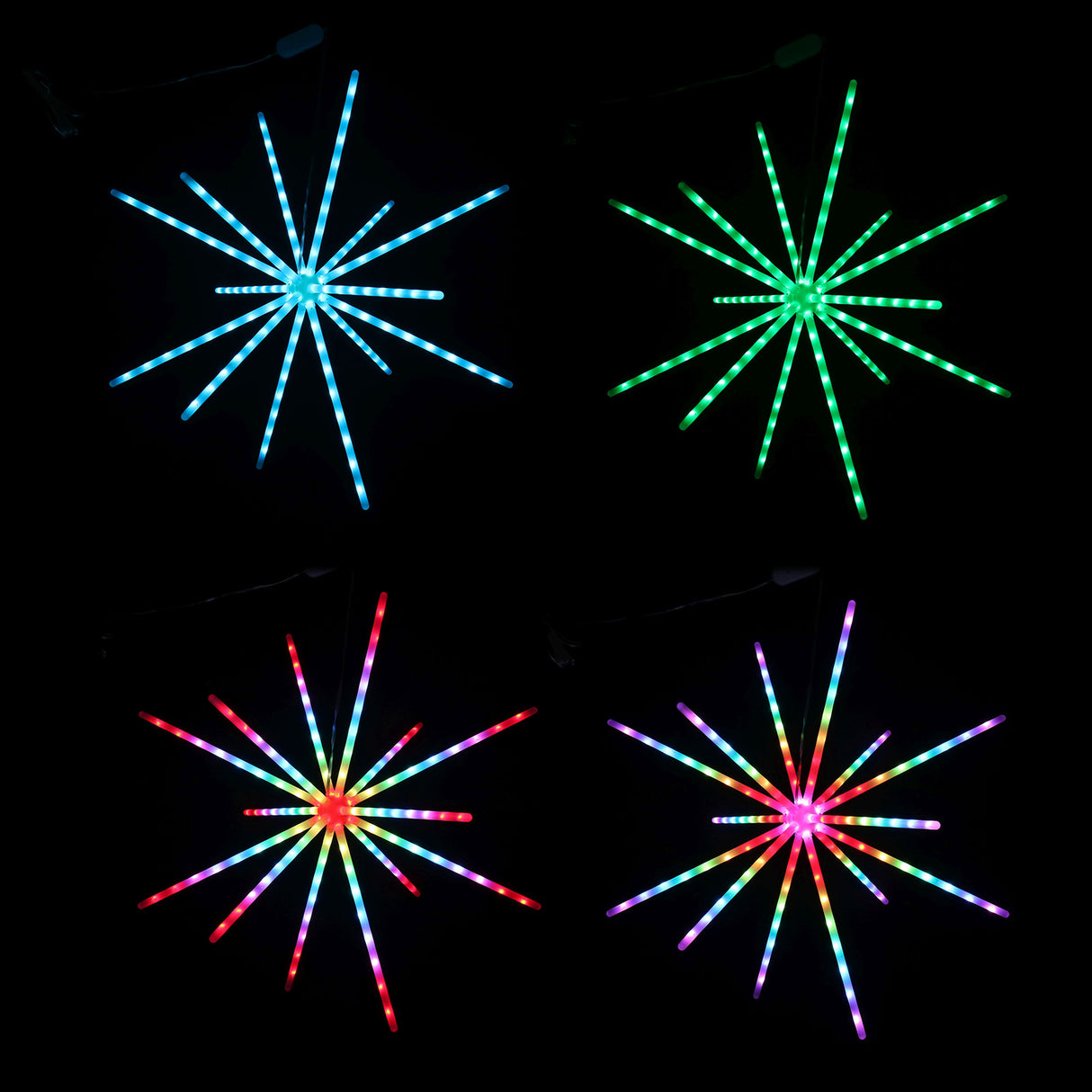 Stockholm Christmas Lights Motif LED Meteor Smart App Control RGB