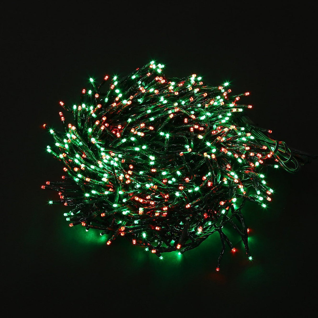 Stockholm Christmas Lights 720 LED Cluster String Red Green 10.4M